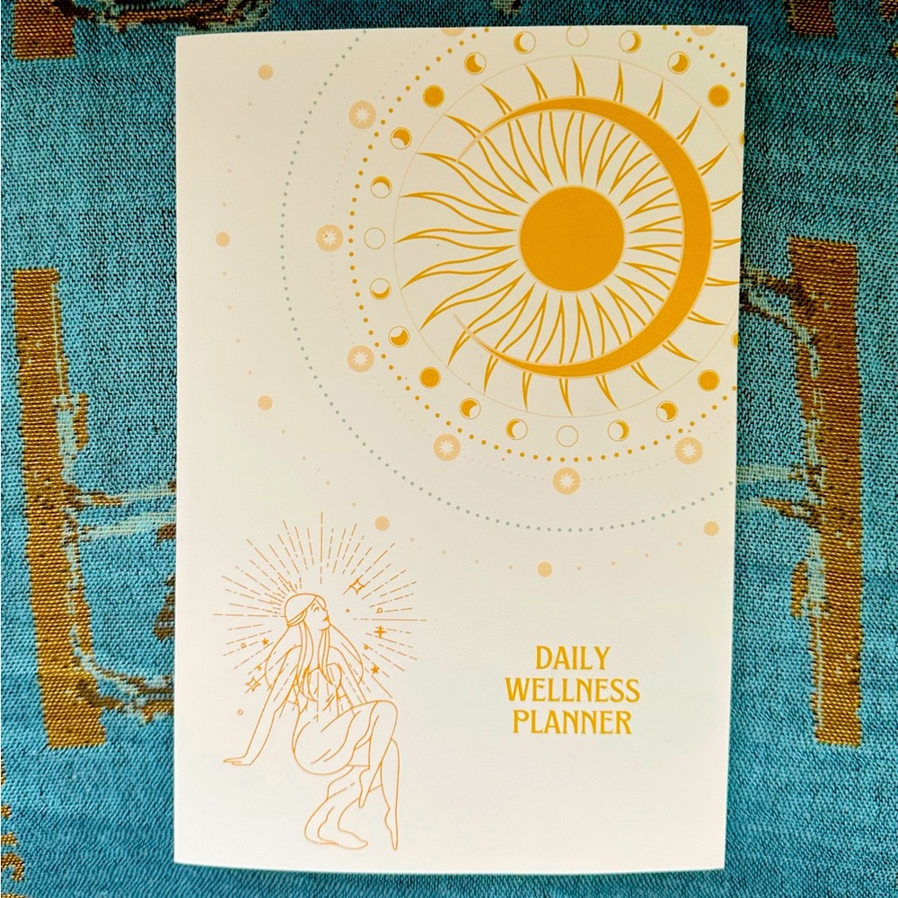 A monthly planner with a gratitude & notes section